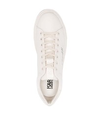 Sneakers basse in pelle bianche di Karl Lagerfeld