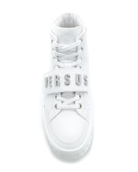 Sneakers basse in pelle bianche di Versus