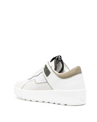 Sneakers basse in pelle bianche di Moncler