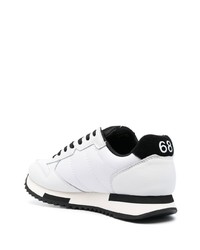 Sneakers basse in pelle bianche di Sun 68