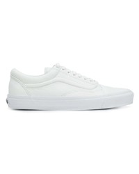Sneakers basse in pelle bianche di Vans