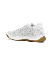 Sneakers basse in pelle bianche di Burberry