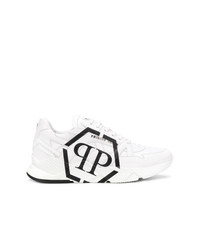 Sneakers basse in pelle bianche di Philipp Plein