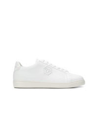 Sneakers basse in pelle bianche di Philipp Plein