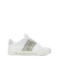 Sneakers basse in pelle bianche di Philipp Plein