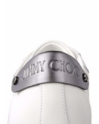 Sneakers basse in pelle bianche di Jimmy Choo