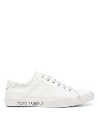 Sneakers basse in pelle bianche di Saint Laurent