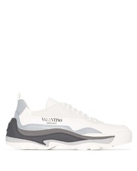 Sneakers basse in pelle bianche di Valentino Garavani