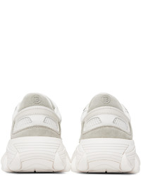 Sneakers basse in pelle bianche di Balmain