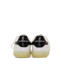 Sneakers basse in pelle bianche di Isabel Marant