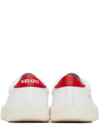 Sneakers basse in pelle bianche di Kenzo
