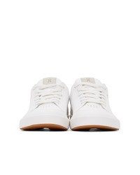 Sneakers basse in pelle bianche di On