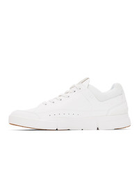 Sneakers basse in pelle bianche di On