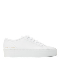 Sneakers basse in pelle bianche di Woman by Common Projects