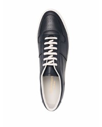 Sneakers basse in pelle blu scuro di Common Projects