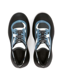Sneakers basse in pelle blu scuro di JW Anderson