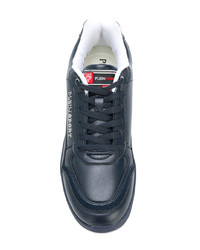 Sneakers basse in pelle blu scuro di Plein Sport