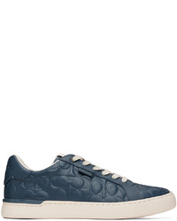 Sneakers basse in pelle blu scuro di Coach 1941