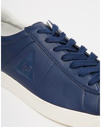 Sneakers basse in pelle blu scuro di Le Coq Sportif