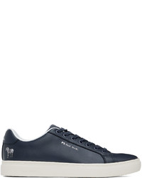 Sneakers basse in pelle blu scuro di Ps By Paul Smith
