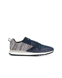 Sneakers basse in pelle blu scuro di Ps By Paul Smith