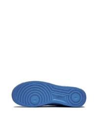 Sneakers basse in pelle blu di Nike X Off-White