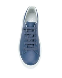 Sneakers basse in pelle blu di Camper