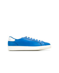 Sneakers basse in pelle blu di Doucal's