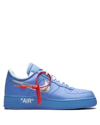 Sneakers basse in pelle blu di Nike X Off-White