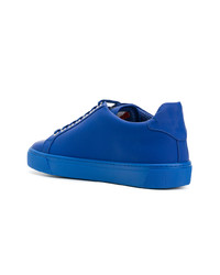 Sneakers basse in pelle blu di Philipp Plein