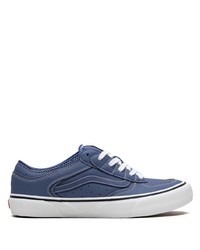 Sneakers basse in pelle blu di Vans