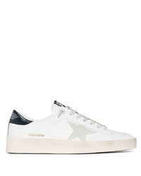 Sneakers basse in pelle con stelle bianche di Golden Goose