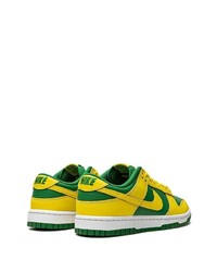 Sneakers basse in pelle gialle di Nike