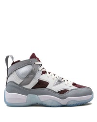 Sneakers basse in pelle grigie di Jordan