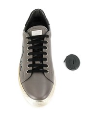 Sneakers basse in pelle grigie di Philipp Plein