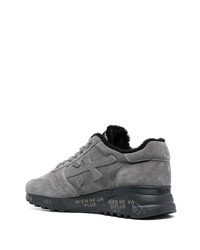 Sneakers basse in pelle grigie di Premiata