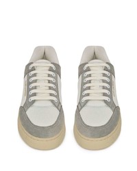 Sneakers basse in pelle grigie di Saint Laurent