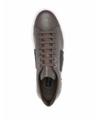 Sneakers basse in pelle grigie di Philipp Plein