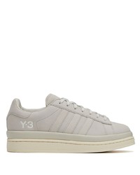 Sneakers basse in pelle grigie di Y-3