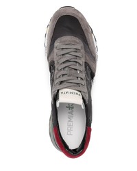 Sneakers basse in pelle grigio scuro di Premiata