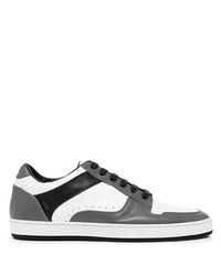 Sneakers basse in pelle grigio scuro di Paul Smith