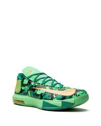 Sneakers basse in pelle mimetiche verde menta di Nike
