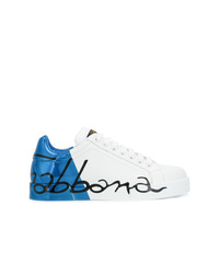 Sneakers basse in pelle multicolori di Dolce & Gabbana