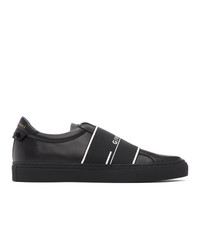 Sneakers basse in pelle nere e bianche di Givenchy