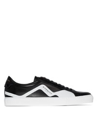 Sneakers basse in pelle nere e bianche di Givenchy