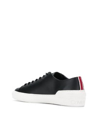 Sneakers basse in pelle nere e bianche di Calvin Klein