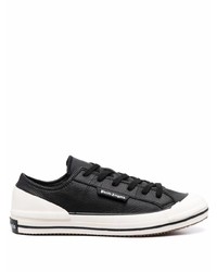 Sneakers basse in pelle nere e bianche di Palm Angels