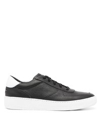 Sneakers basse in pelle nere e bianche di Unseen Footwear