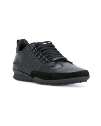 Sneakers basse in pelle nere di DSQUARED2