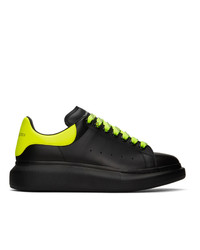 Sneakers basse in pelle nere di Alexander McQueen